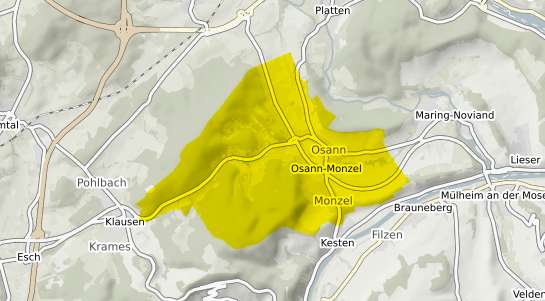 Immobilienpreisekarte Osann Monzel